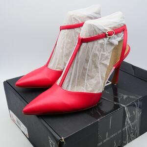 NEW Naturalizer Women's 11 Narrow Astrid Pumps Heels Shoes Crantini Red Leather